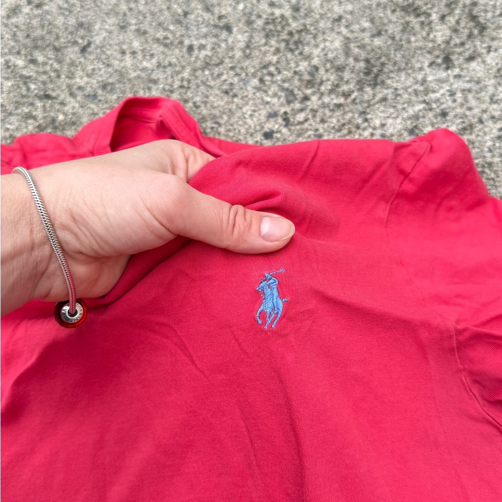 Polo by Ralph Lauren Vivid Red Tee size M - Picture 3 of 7